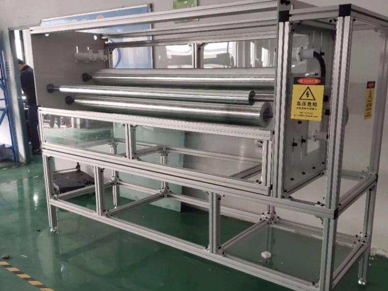 存放熔噴布使用哪種材料的倉(cāng)儲(chǔ)貨架？澳宏提供全套鋁型材貨架方案！